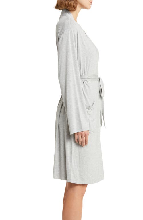 Shop Barefoot Dreams ® Tie Waist Jersey Robe In He Gray