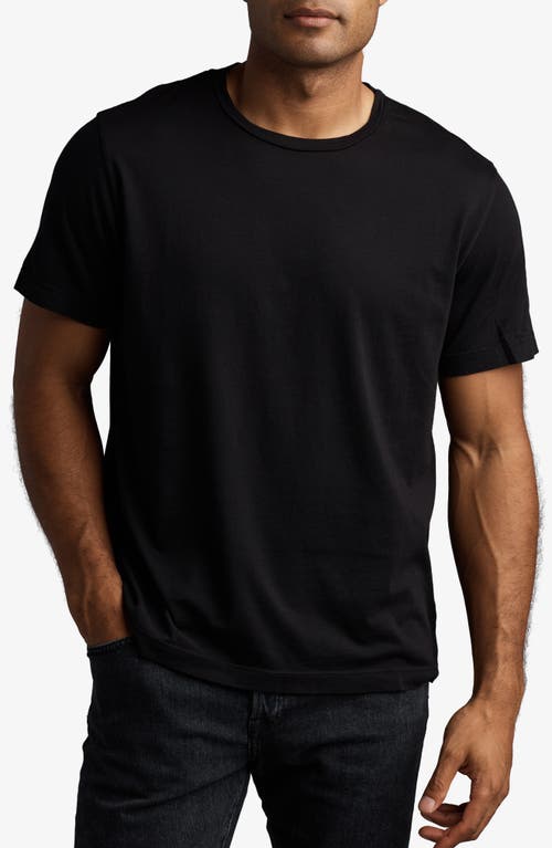 Asher Standard Cotton T-Shirt in Black