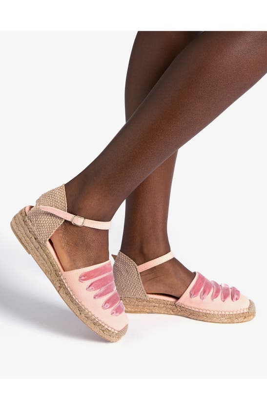 Shop Penelope Chilvers Dali Espadrille In Rose/ Tea Rose