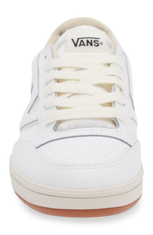 Shop Vans Lowland Comfycush Tennis Sneaker In Vintage Sport White