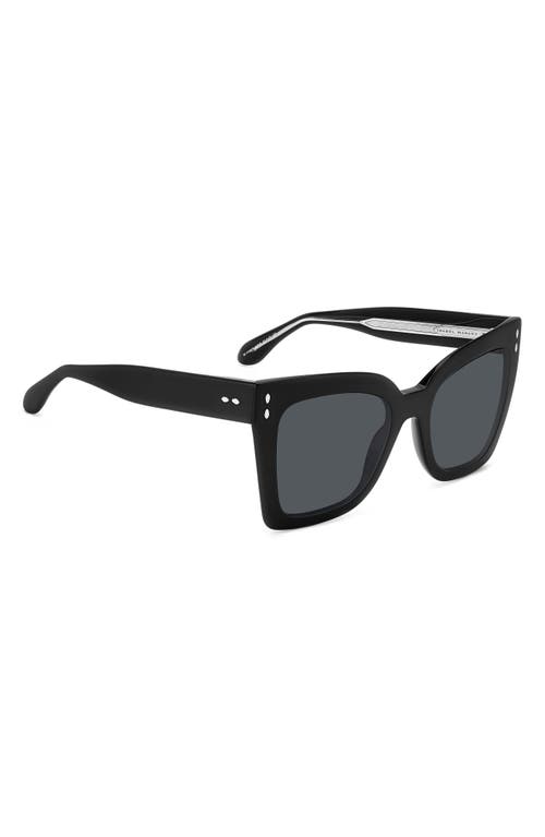 Isabel Marant Cat-eye Sunglasses In Black/grey
