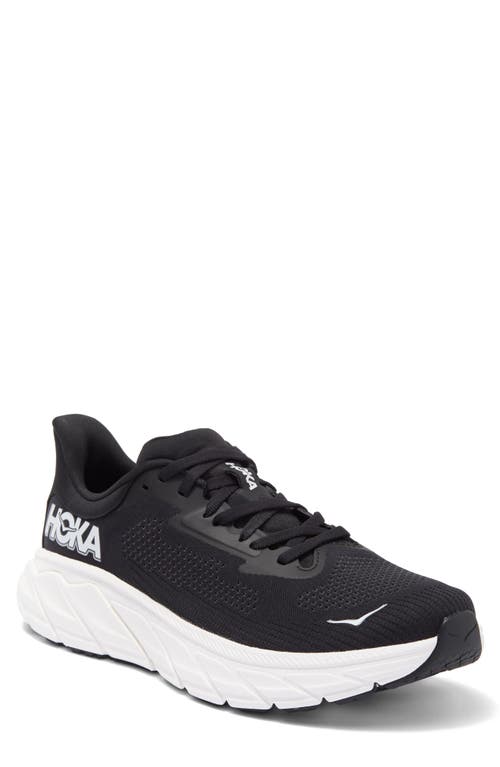 Shop Hoka Arahi 7 Running Shoe In Black/white