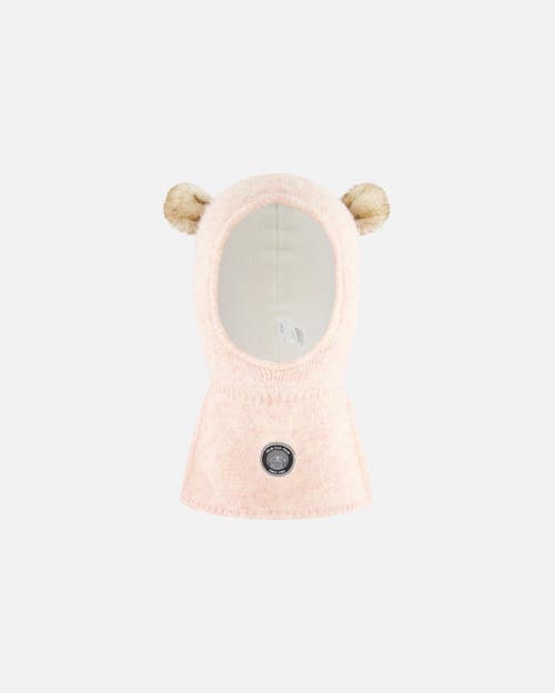 Shop Deux Par Deux Baby Girl's Knit Balaclava Light Pink In Chintz Rose