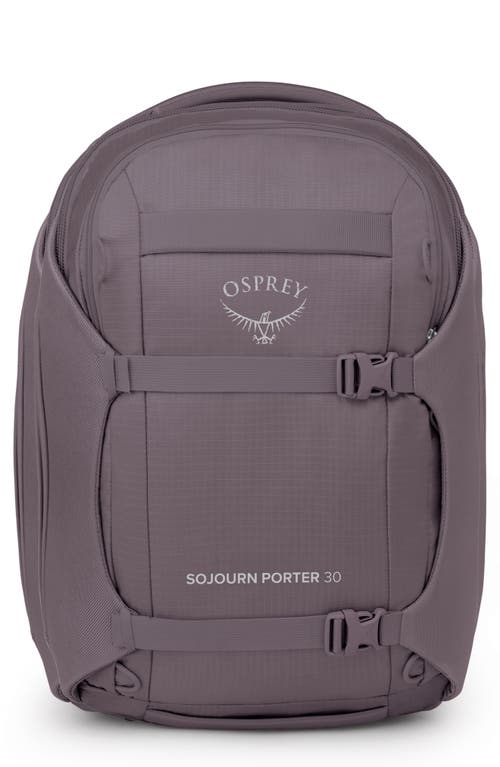 Osprey Sojourn Porter 30-Liter Recycled Nylon Travel Pack in Graphite Purple at Nordstrom