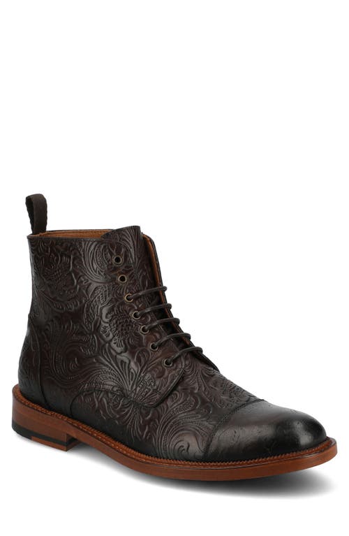 TAFT The Rome Embossed Boot Marron Viejo at Nordstrom,