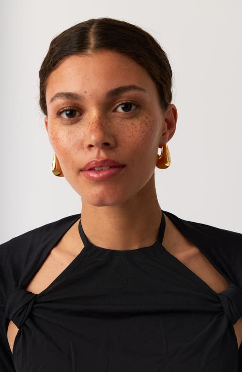 Missoma Volume Hoop Earrings In Gold