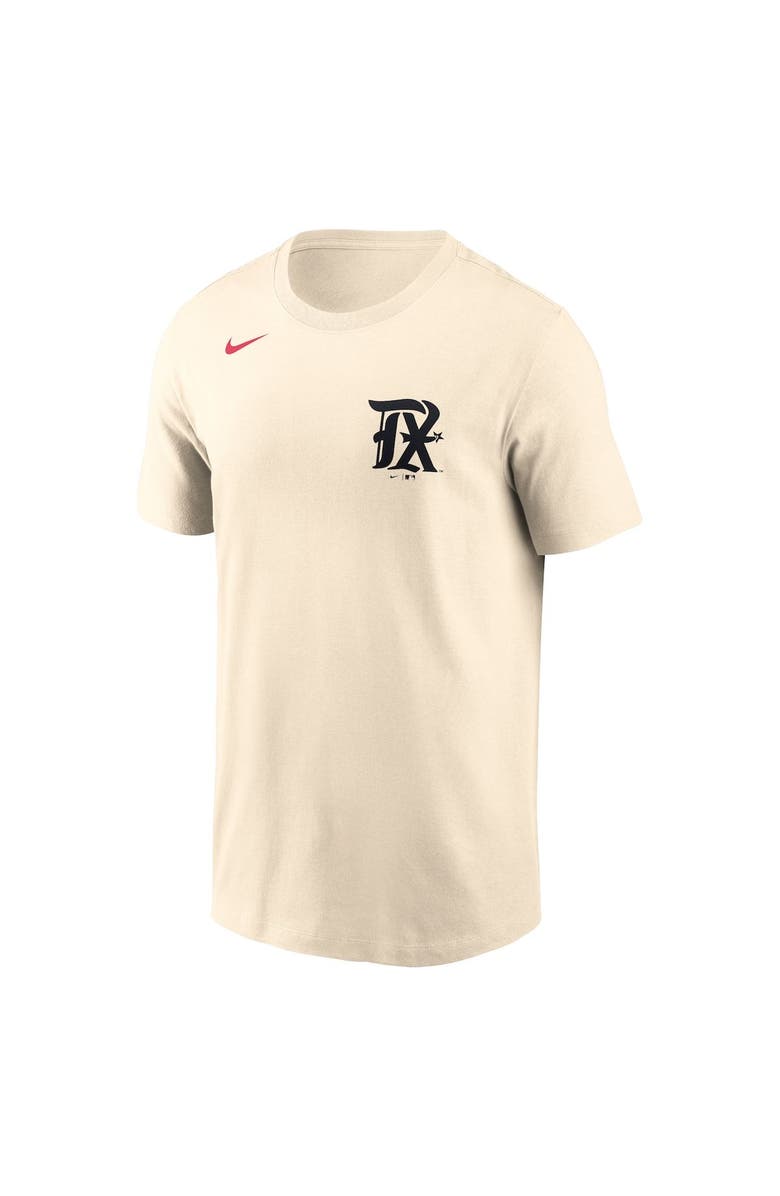 Nike Men's Nike Cream Texas Rangers 2023 City Connect Wordmark T-Shirt ...