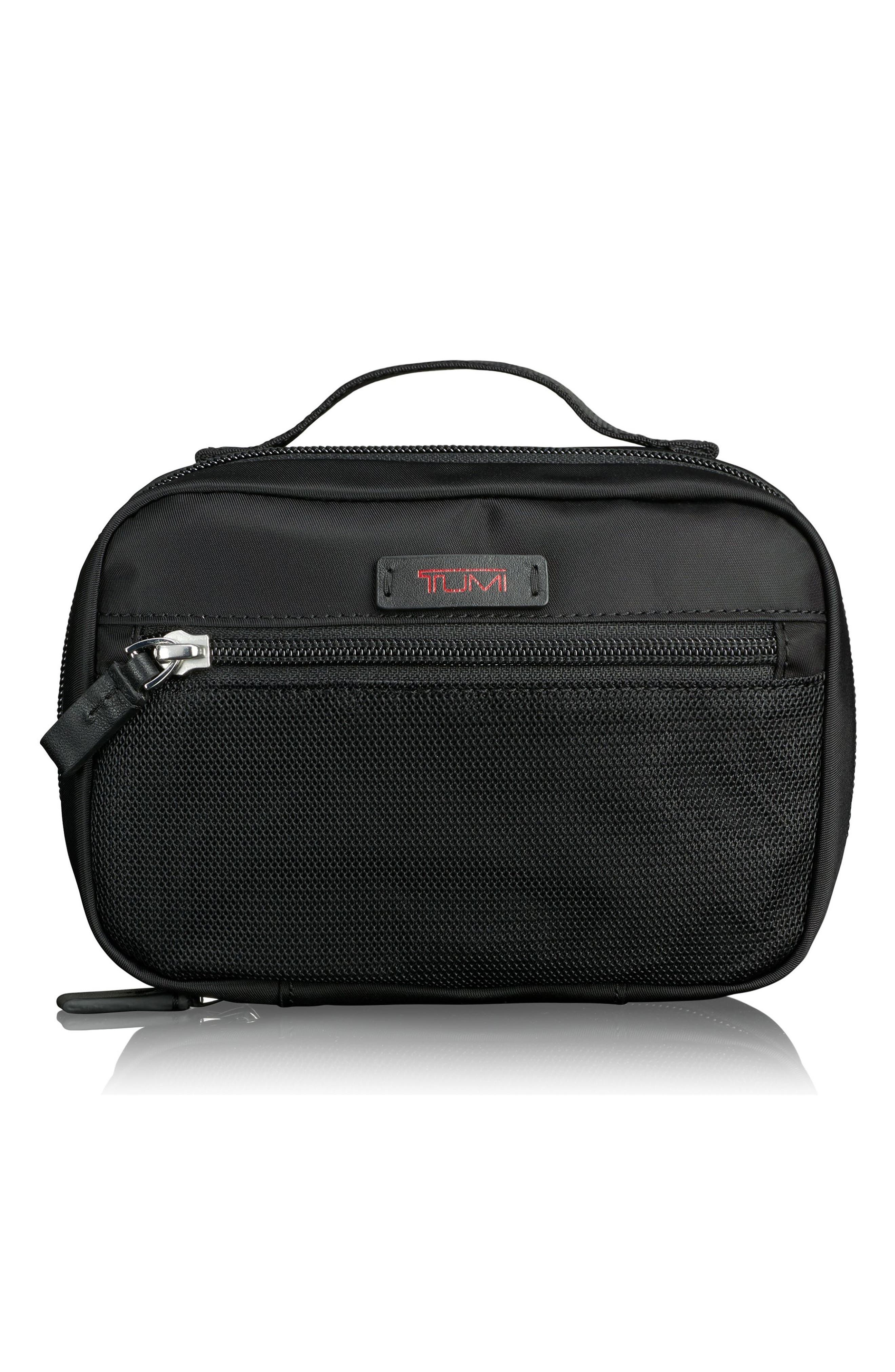 Luggage Accessories Pouch Black TUMI Travel Toiletry Bag for Men and Women Large