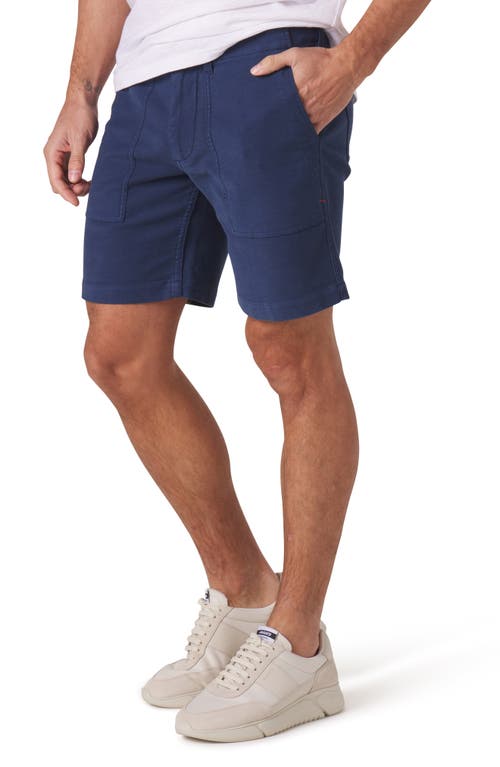 The Normal Brand Comfort Terry Utility Shorts In Dark Blue