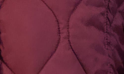 Hudson Jeans Oversized Liner Jacket In Wine