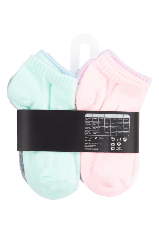 Shop Nike Kids' Swoosh Cushioned Ankle Socks In Doll