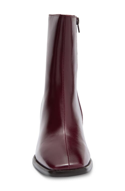 Shop Jeffrey Campbell Sherpal Bootie In Wine