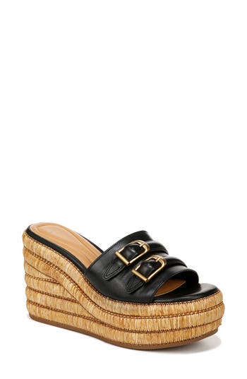 SARTO BY FRANCO SARTO SARTO BY FRANCO SARTO TORINO WEDGE PLATFORM SLIDE SANDAL 