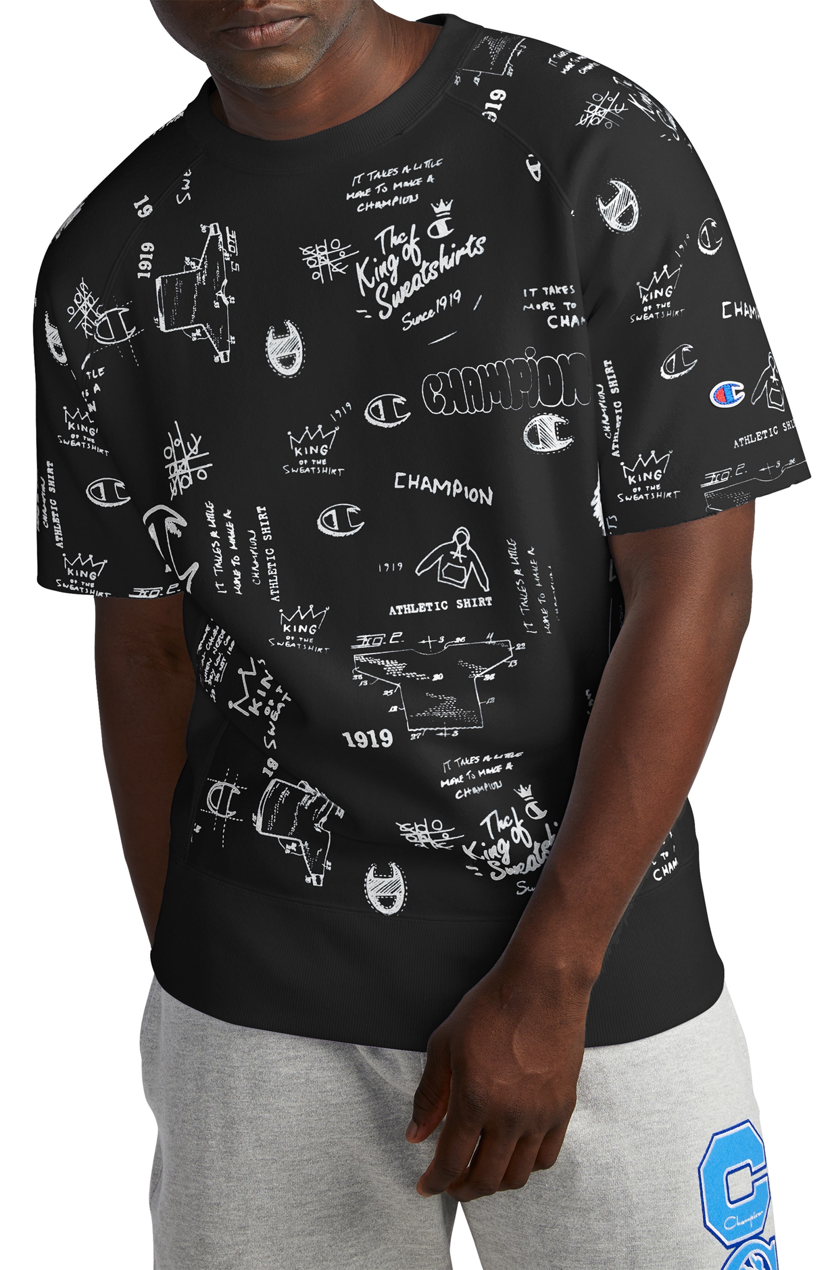 champion scribble shirt