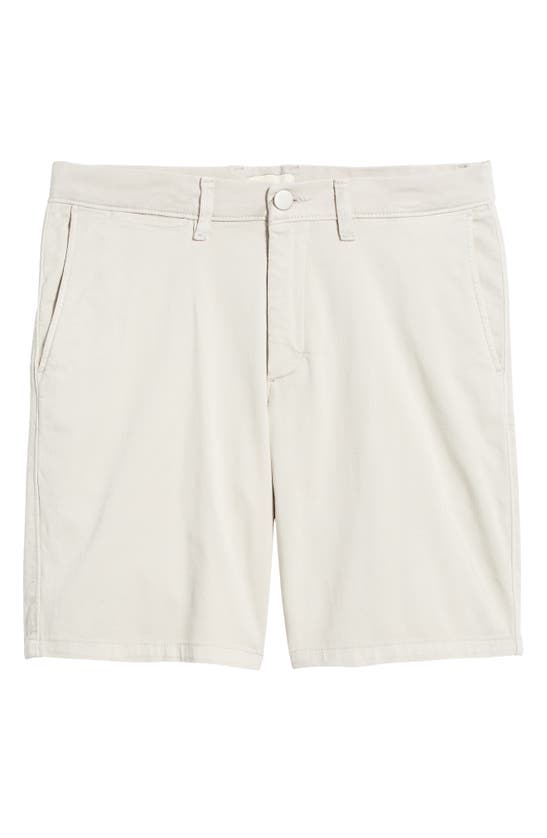 Dl1961 Jake Flat Front Chino Shorts In Light Grey