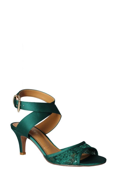 Soncino Strappy Sandal in Green