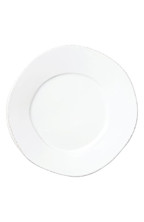 VIETRI Lastra Stoneware Dinner Plate in White at Nordstrom