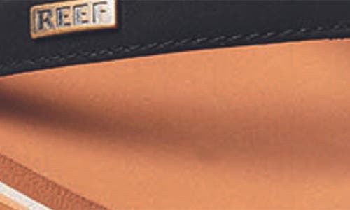 Reef Cushion Sands Flip Flop In Black/tan