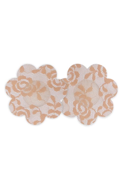 Luxury Lace Secret Covers 5-Pack Breast Petals in Caramel