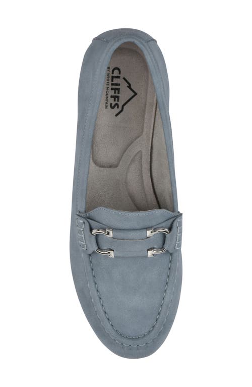 Shop Cliffs By White Mountain Glaring Loafer In Light Blue/grainy