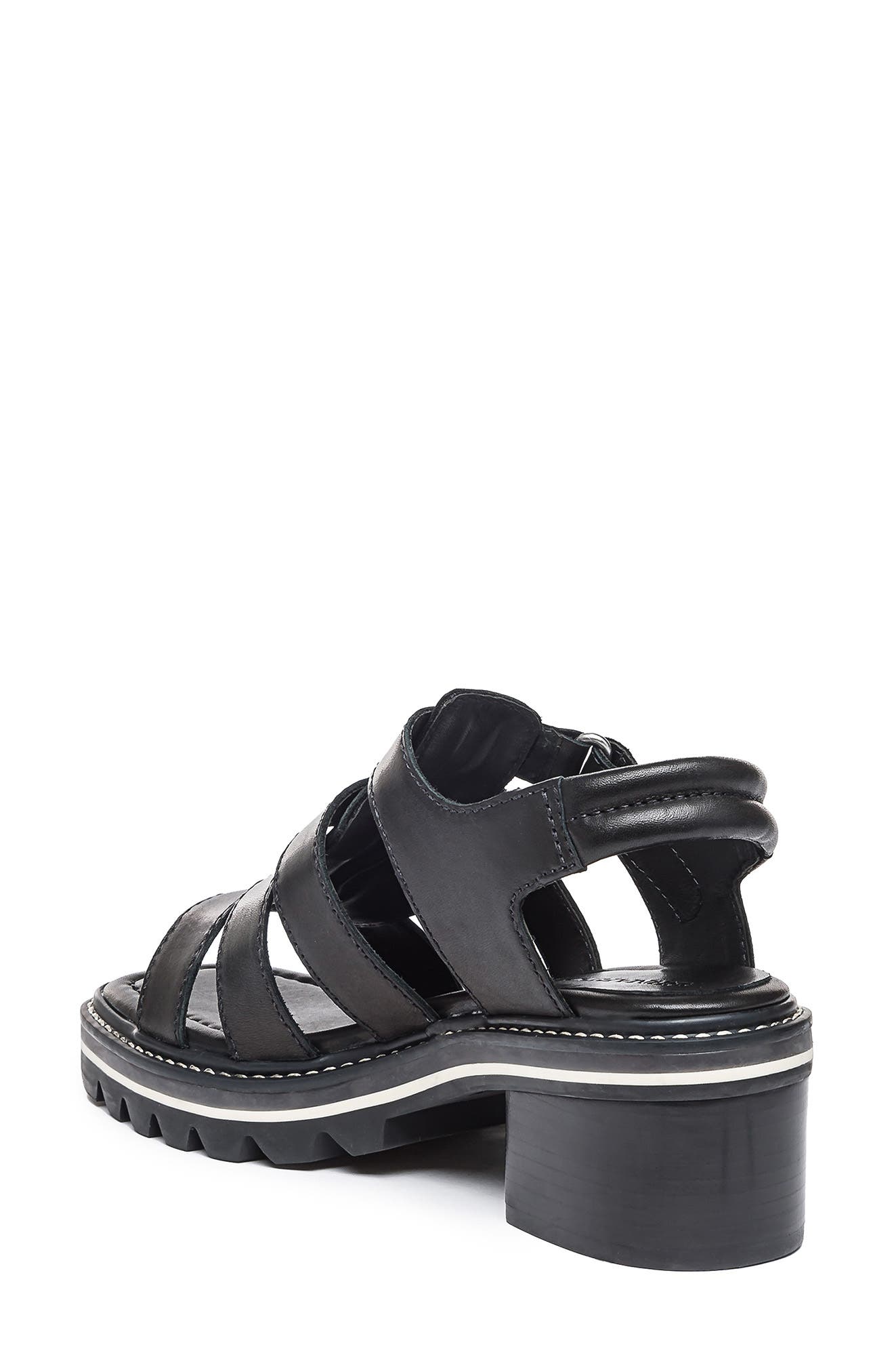 black fisherman sandals womens