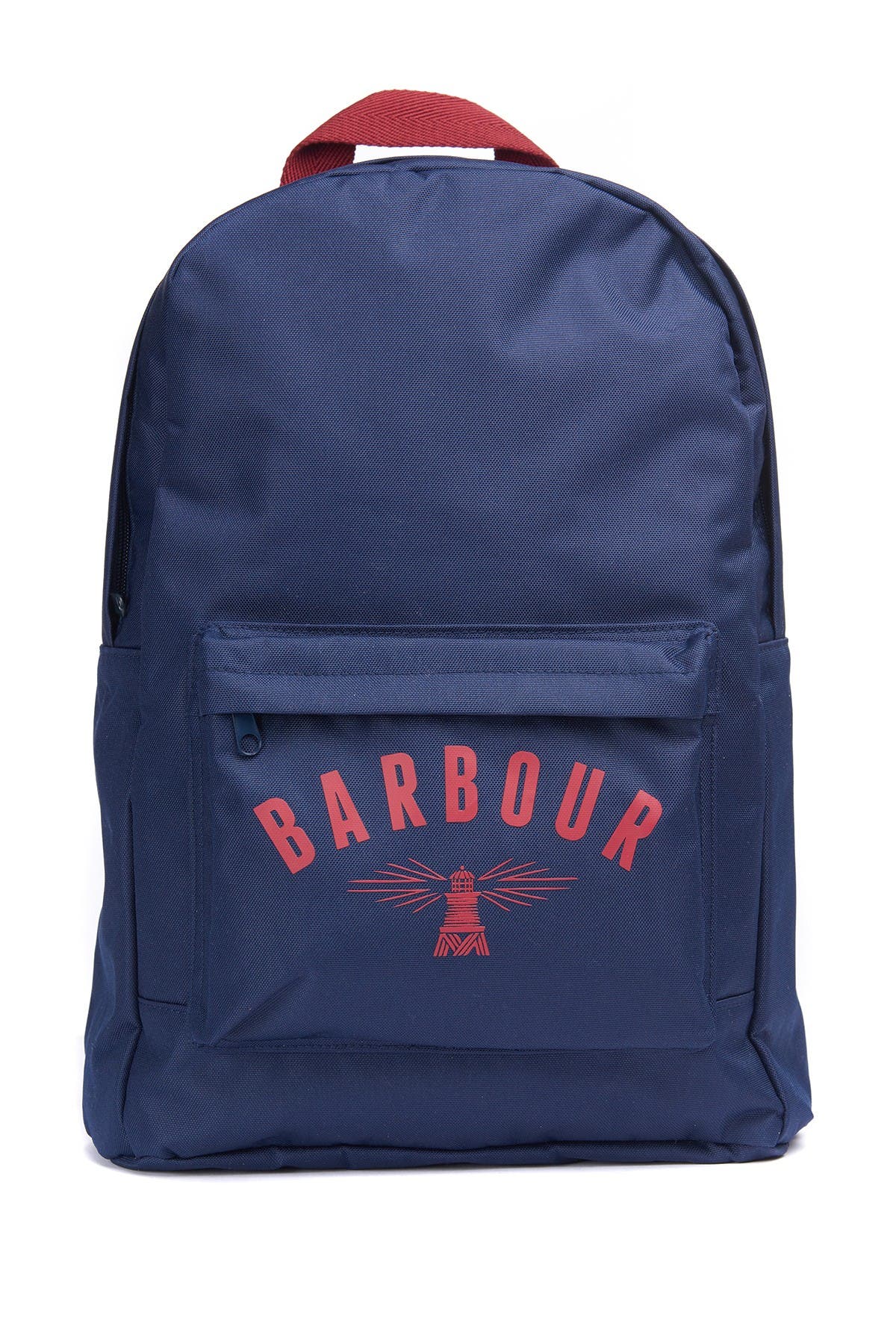 barbour backpack red