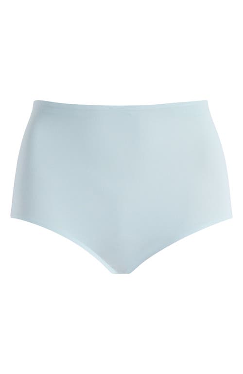 Shop Meundies Dreamseam High Waist Shortie Briefs In Blue Slate