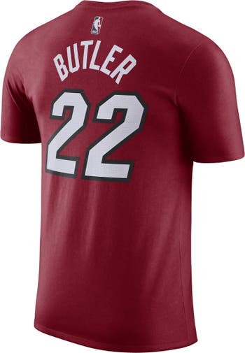 Jimmy Butler Miami Heat Jordan Brand 2022/23 Statement Edition Name &  Number T-Shirt - Red