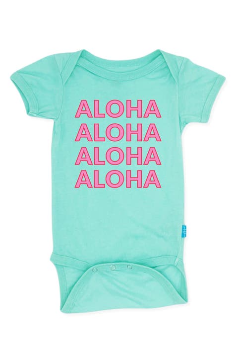 Aloha All Day Cotton Bodysuit (Baby)