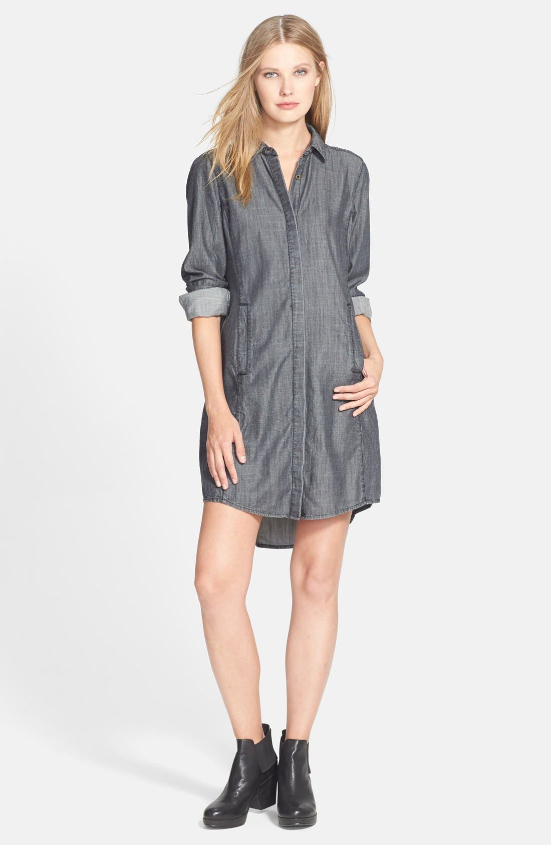 Eileen Fisher Classic Collar Shirtdress Nordstrom