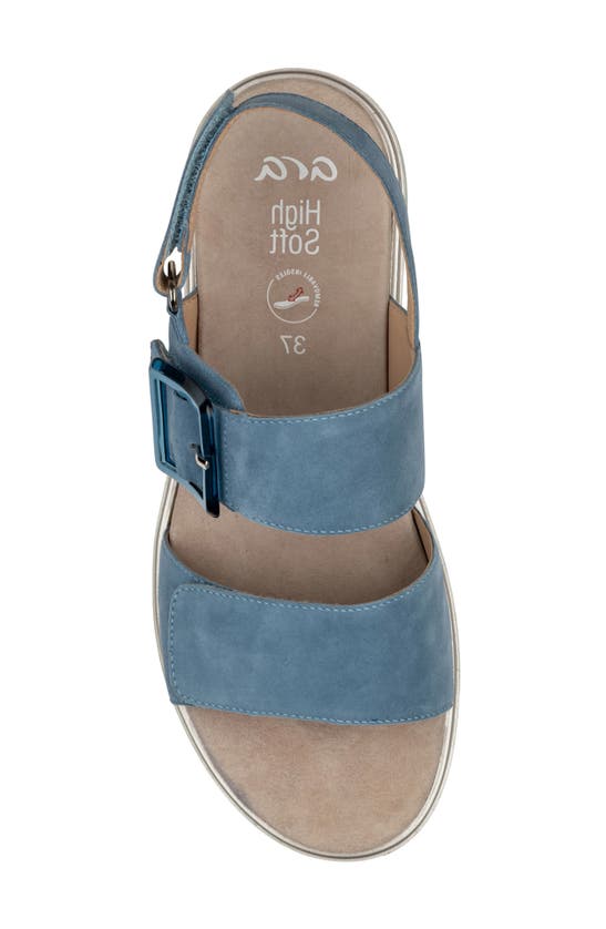 Shop Ara Marbella Slingback Platform Sandal In Coolblue