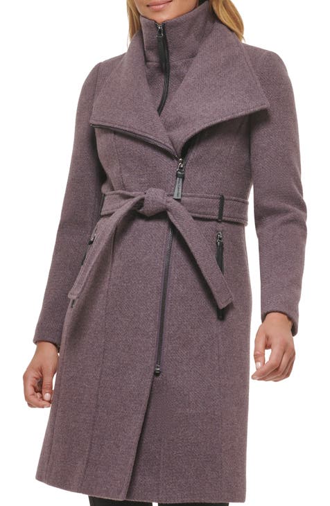 Lavender Coat Cashmere Coat Women Lilac Violet Woman Coat 