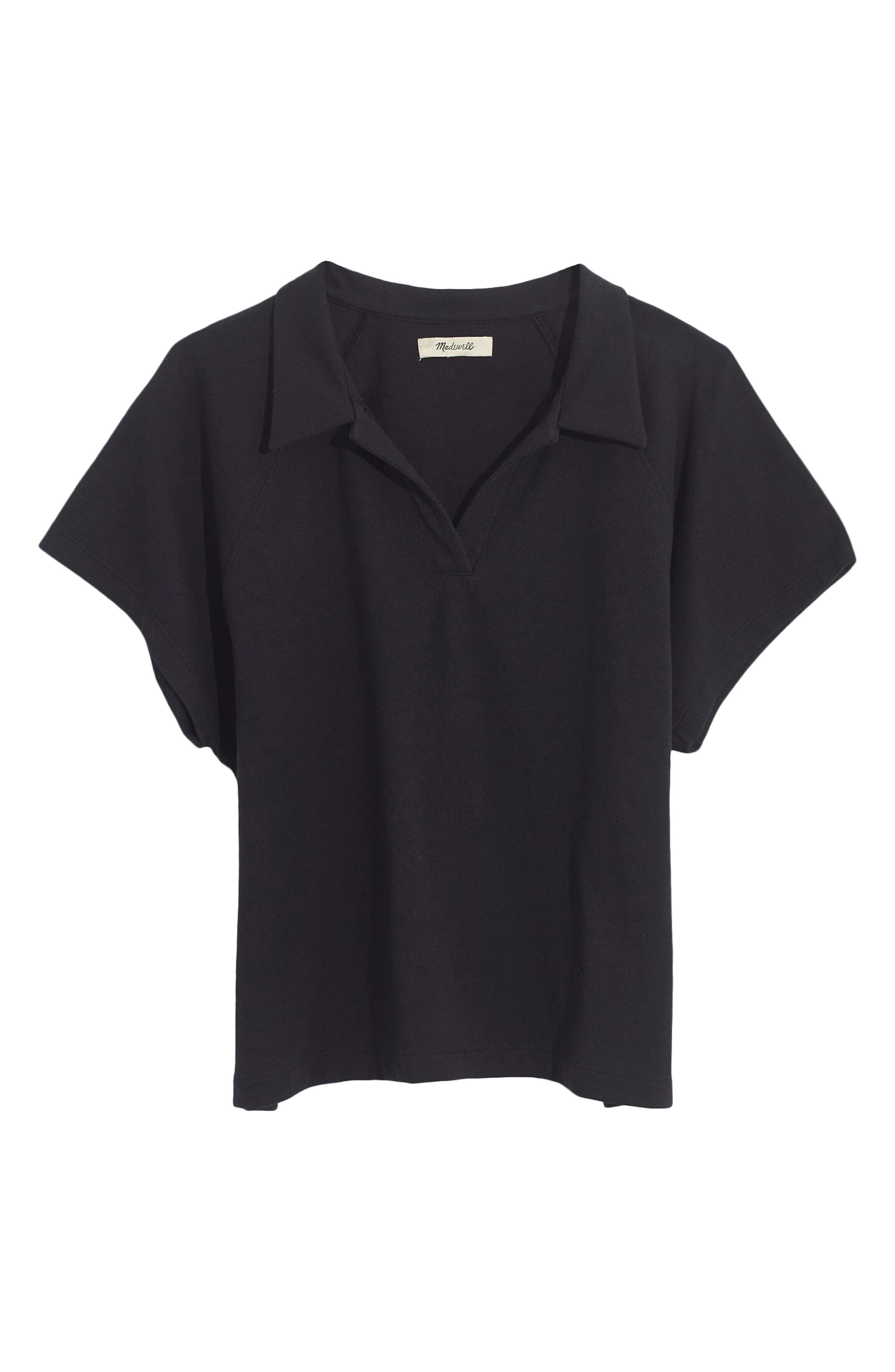 madewell boxy polo tee