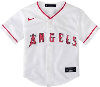 Men's Los Angeles Angels Mike Trout Nike White Home Replica Player