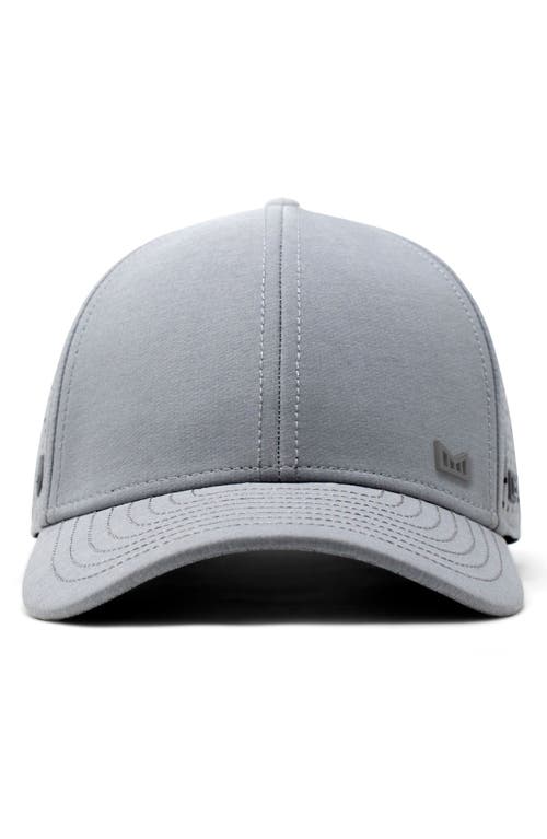 Melin A-game Icon Hydro Performance Snapback Hat In Heather Grey