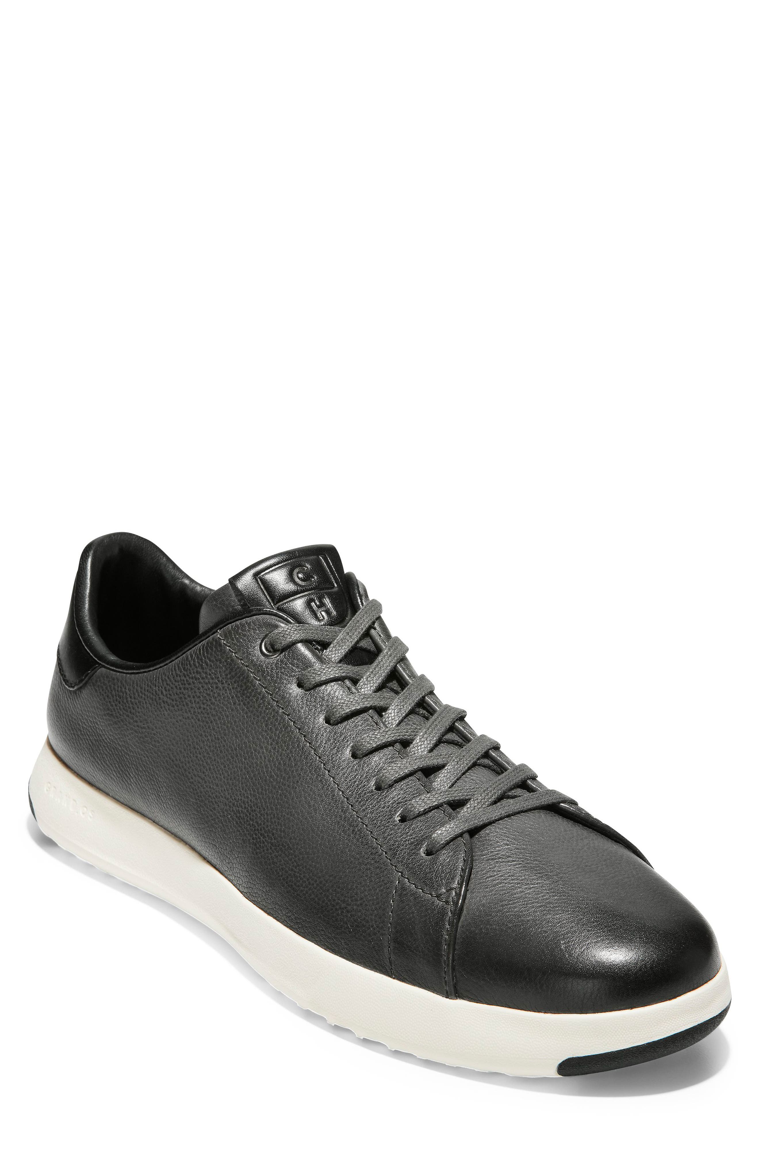 Cole Haan Grandpro Low Top Sneaker In Burnished Pavement Leather