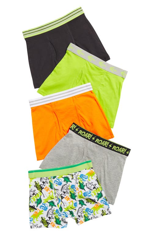Shop Only Boys Kids' Noah 5-pack Cotton Boxer Briefs In Assorted