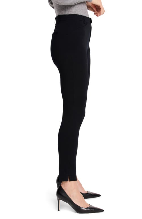 Shop Nic + Zoe Nic+zoe Ponte Riding Pants In Black Onyx