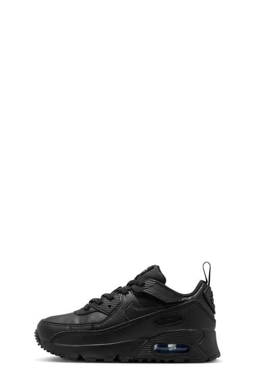 Nike Air Max 90 Easy-on Sneaker In Black/ Black/ Black