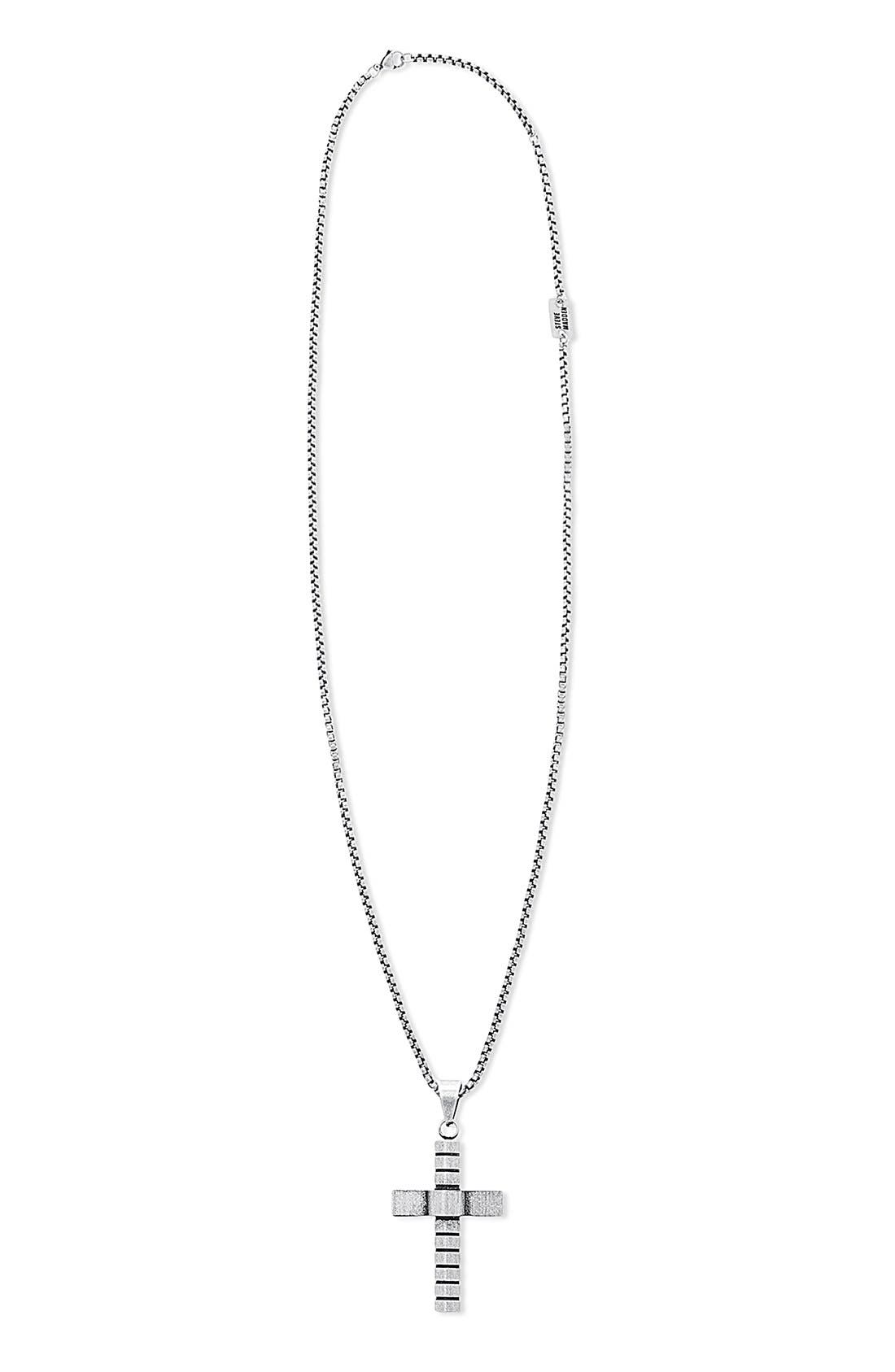 Steve Madden Cross Pendant Necklace Nordstrom