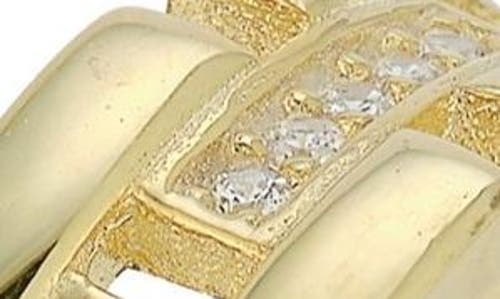 Shop Chloe & Madison Chloe And Madison Cubic Zirconia Link Ring In Gold