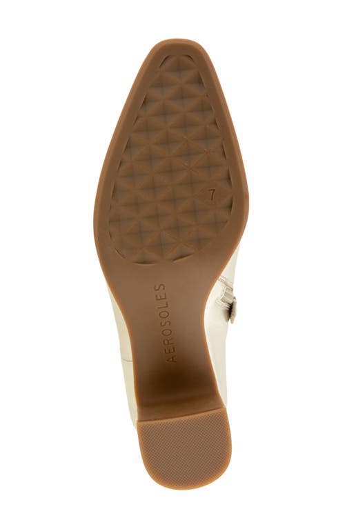 Aerosoles Melina Block Heel Bootie In Gold Metallic Leather