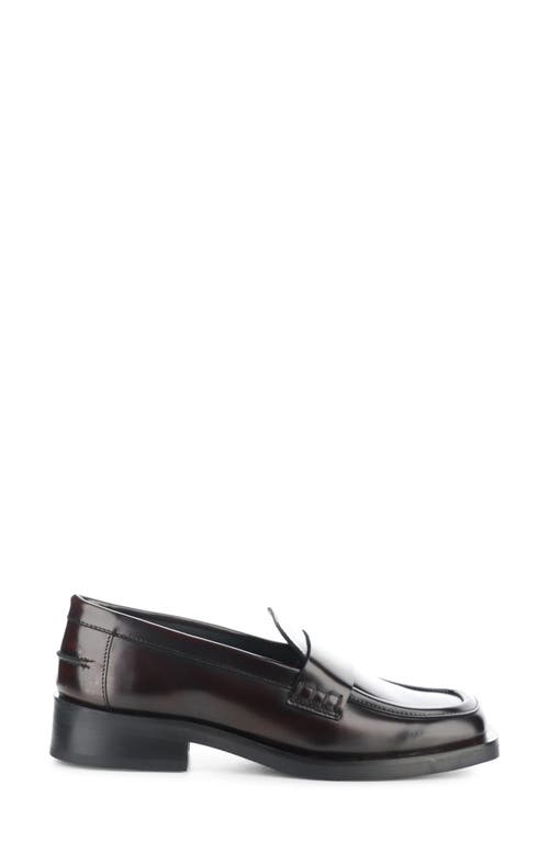 Shop Bos. & Co. Emily Loafer In Bordo