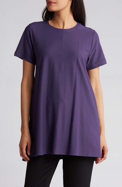 Eileen Fisher Womens Square Neck Silk Cami, XL, Purple at  Women's  Clothing store