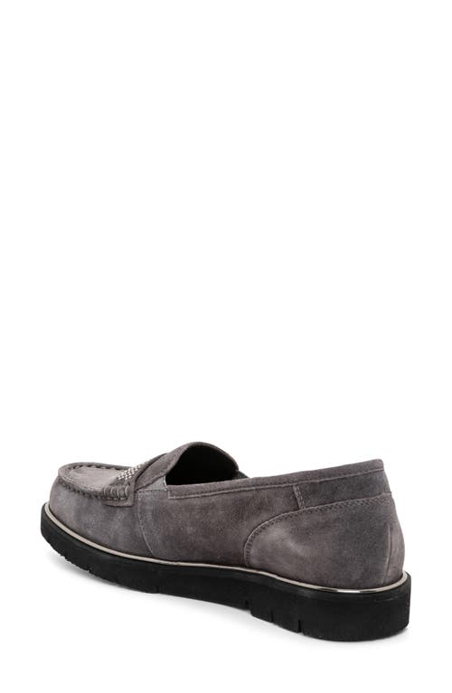 Ara Daffodil Moc Toe Loafer In Grey