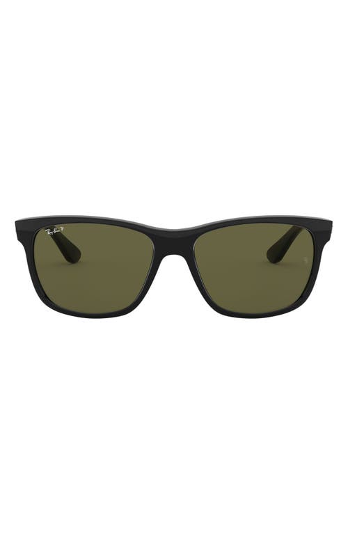 Ray-Ban Wayfarer 57mm Polarized Sunglasses in Green at Nordstrom