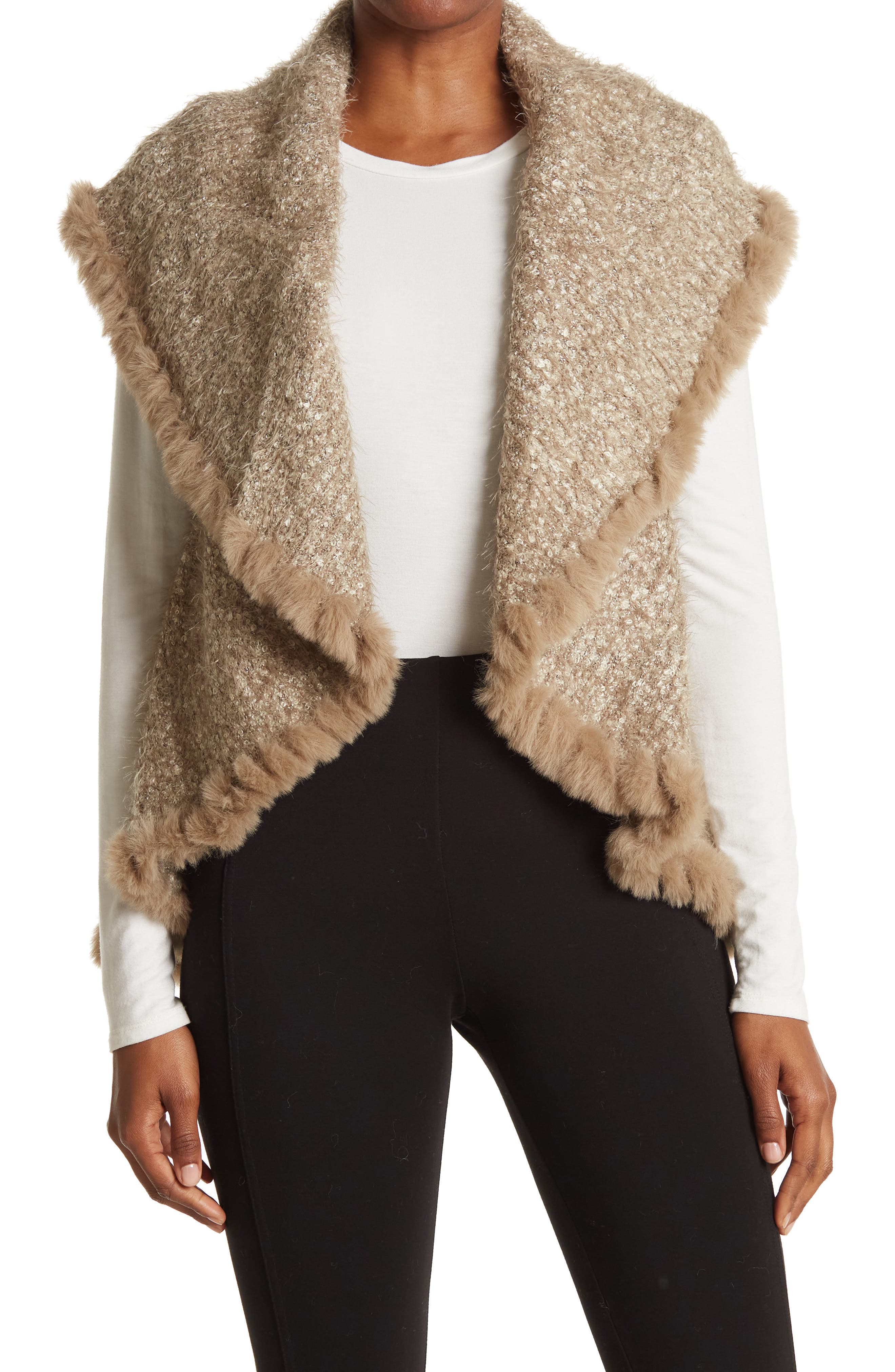 love token fox fur jacket