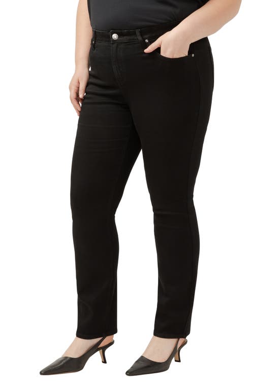 Shop Jag Jeans Ruby Straight Leg Jeans In Black