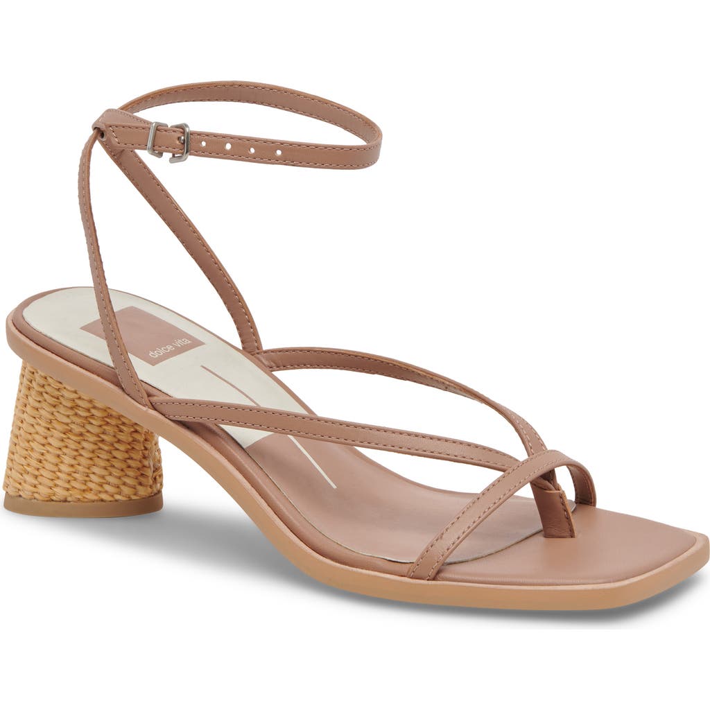 Dolce Vita Banita Ankle Strap Sandal In Cafe Leather