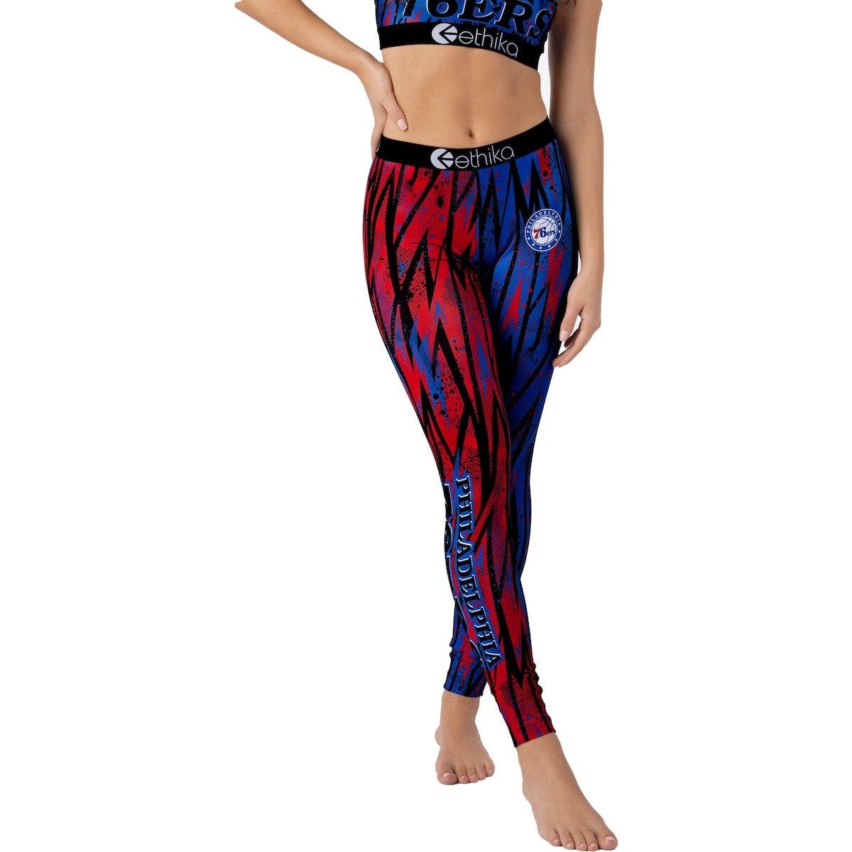 Ethika Women's Ethika Red/Royal Philadelphia 76ers Classic Leggings
